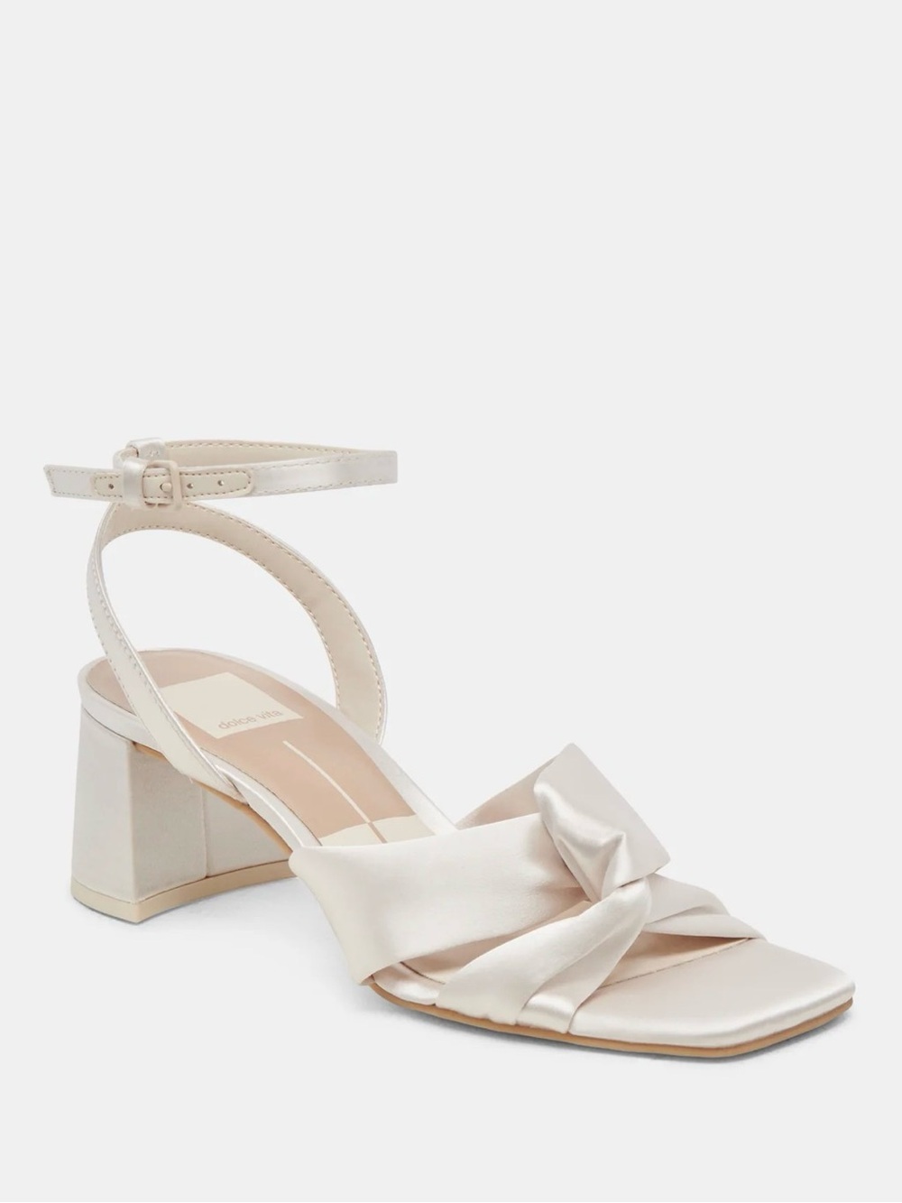 NEW Dolce Vita Brenna Heels - Ivory Satin